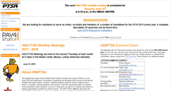 Desktop Screenshot of hssptsa.org