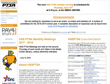 Tablet Screenshot of hssptsa.org